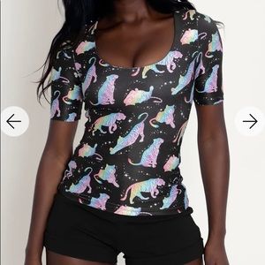 Rainbow Tiger Top Xs